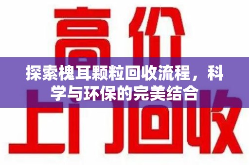 汕头探索槐耳颗粒回收流程，科学与环保的完美结合